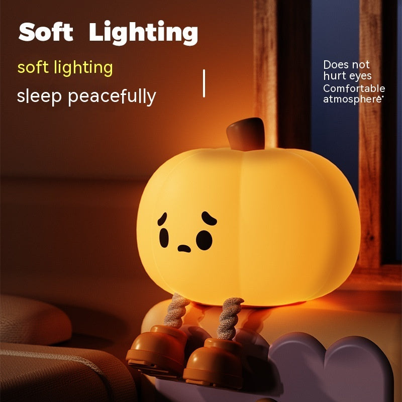 Pumpkin Pal Night Light - Soft Touch Silicone