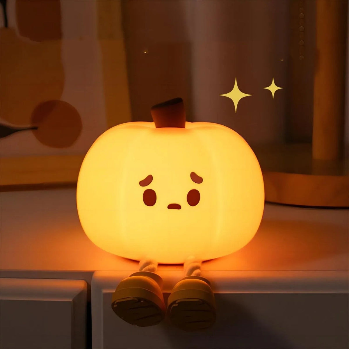 Pumpkin Pal Night Light - Soft Touch Silicone