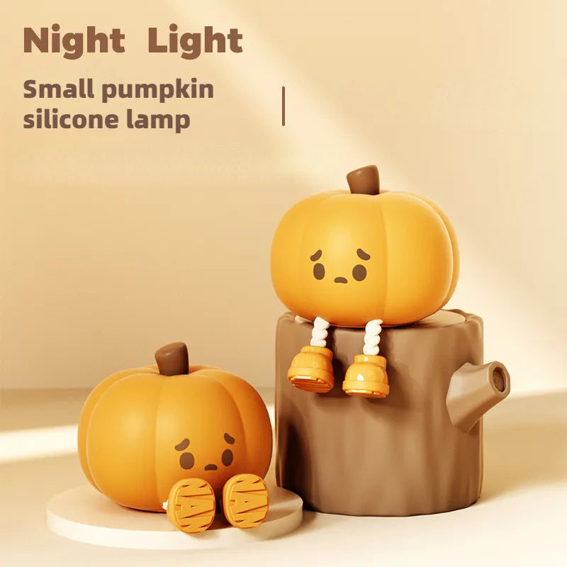 Pumpkin Pal Night Light - Soft Touch Silicone