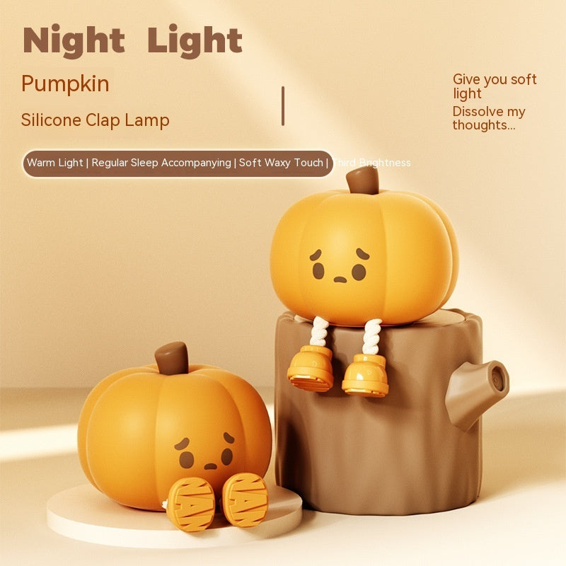 Pumpkin Pal Night Light - Soft Touch Silicone