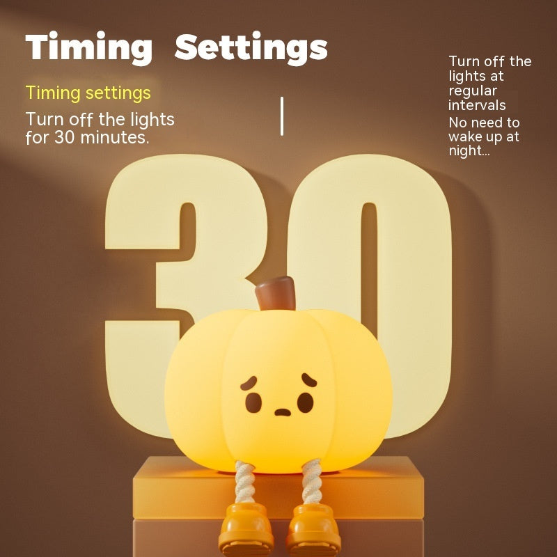 Pumpkin Pal Night Light - Soft Touch Silicone