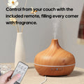 Decorik Aromatherapy Diffuser – Remote Control Wood Grain - Decorik