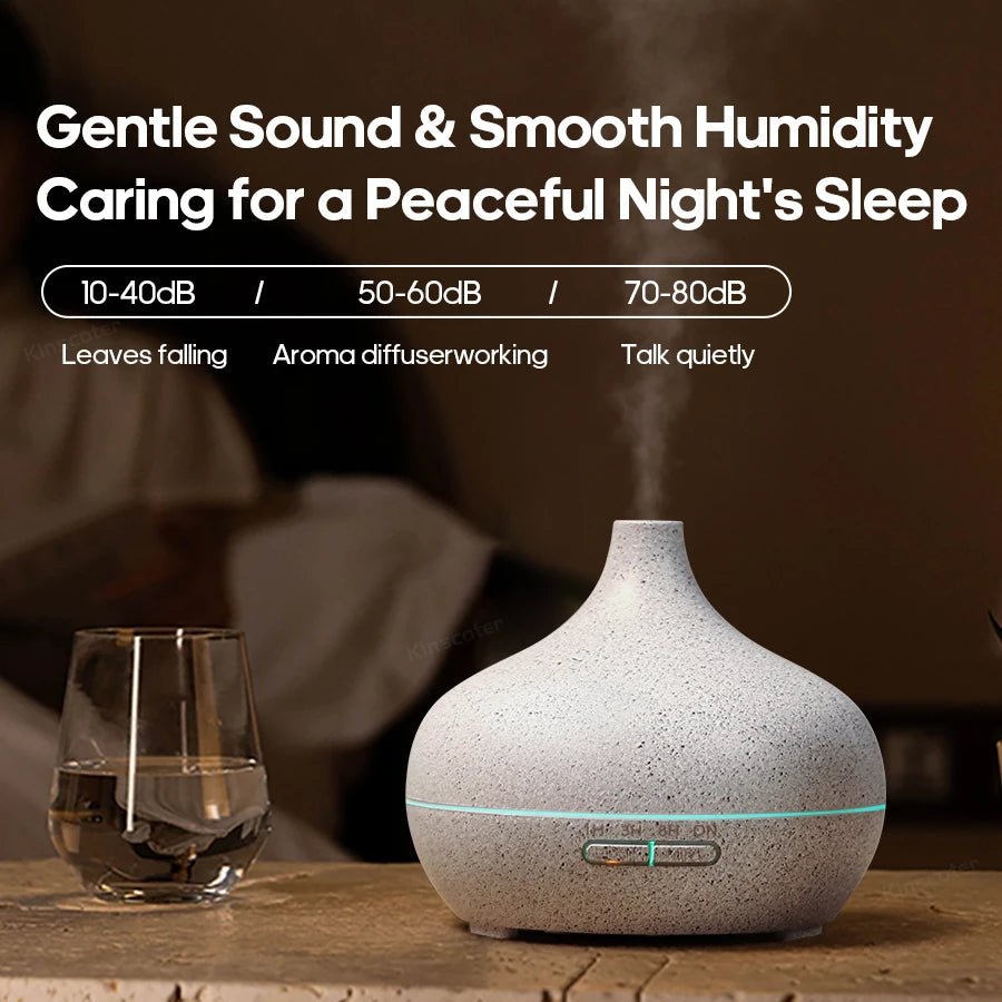 Decorik Aromatherapy Diffuser – Remote Control Wood Grain - Decorik