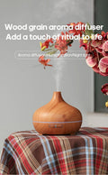 Decorik Aromatherapy Diffuser – Remote Control Wood Grain - Decorik