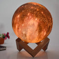 ZK20 3D Printing Moon Lamp Galaxy Moon Light Kids Night Light 16 Color Change Touch Remote Control Galaxy Light - Decorik
