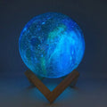 ZK20 3D Printing Moon Lamp Galaxy Moon Light Kids Night Light 16 Color Change Touch Remote Control Galaxy Light - Decorik